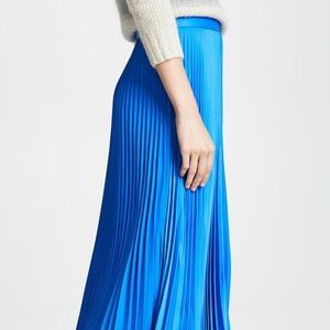 NWT Club Monaco | Blue Annina Pleated Skirt | Sz 0